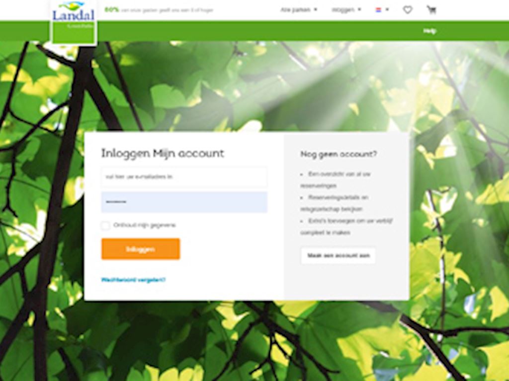 Dialog Inloggen Inloggen op de nieuwe website